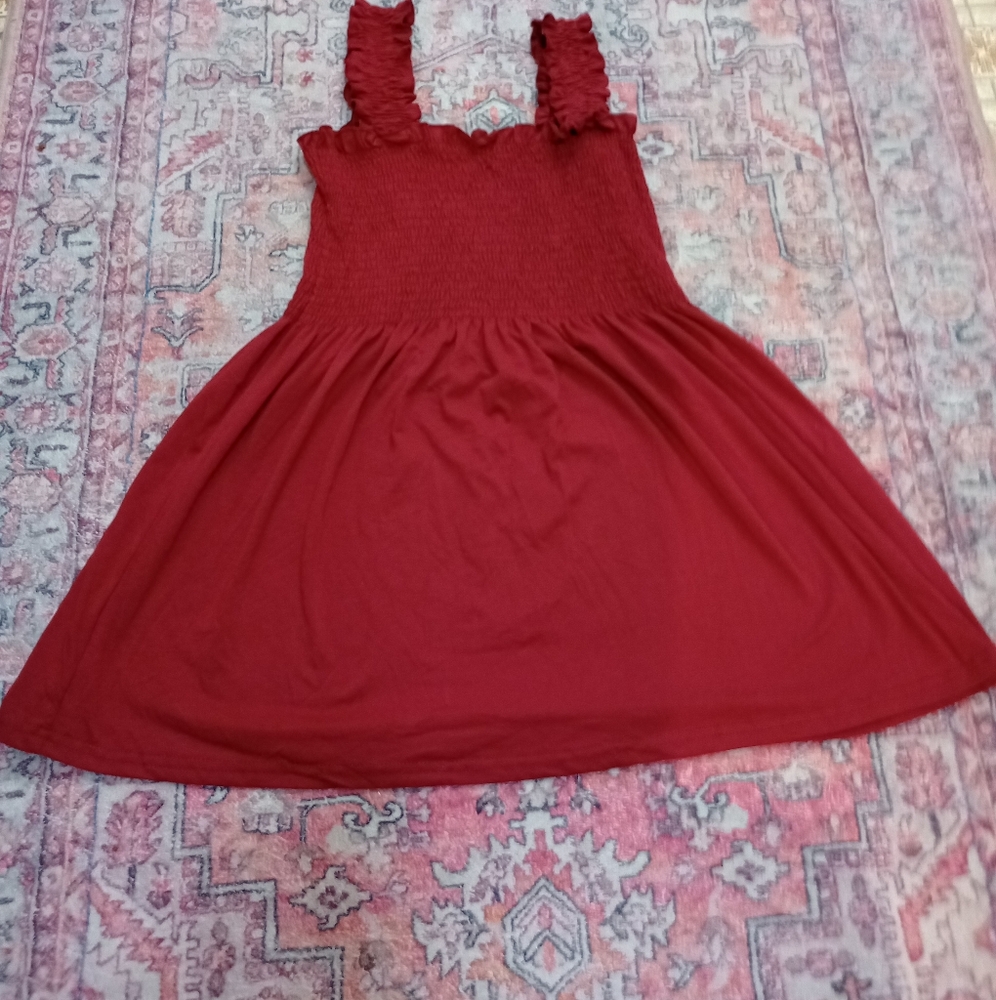 Elegant Red Women's Tank Top